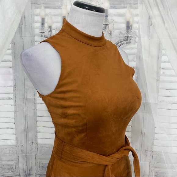 ANTONIO MELANI Brown Sleeveless Dress - Picture 6 of 12